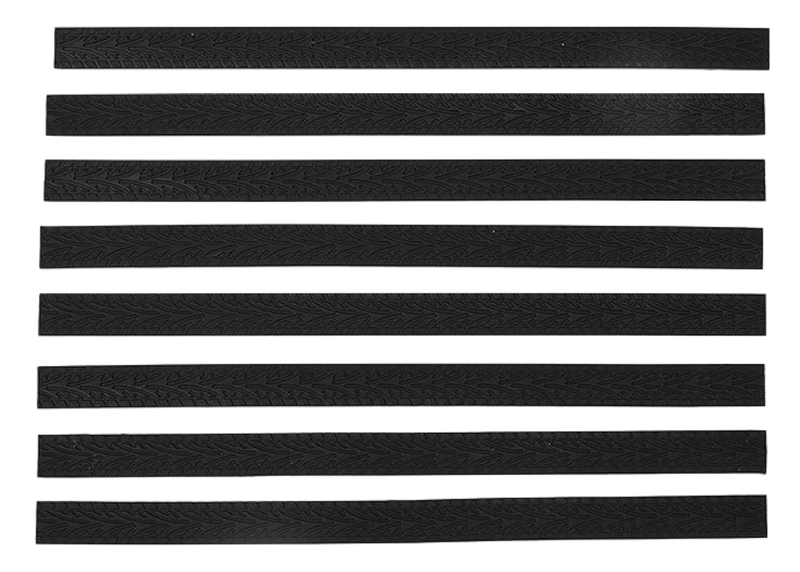 Decor 8pcs Silicone Suitcase Luggage Wheel Protector Covers - 20cm