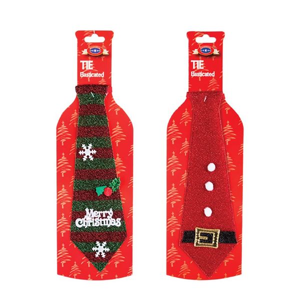 Bulk Pack x 6 Xmas Dress Up Tie 23cm