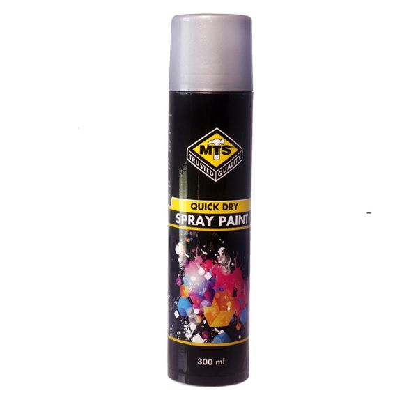 Paint Spray Silver Metallic 300Ml - 3 Pack