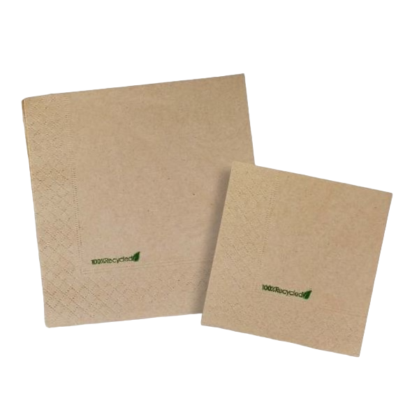 Eco Brown 2PLY Serviettes 1000s