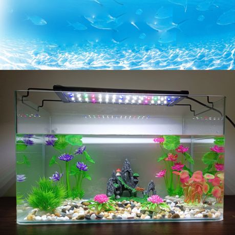 LED Aquarium Light Multi Color Full Spectrum Aquatic Grow Lighting