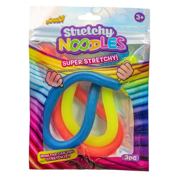 OOOZY - Stretchy Noodles - 3 Pack Super Stretchy Sensory Fun