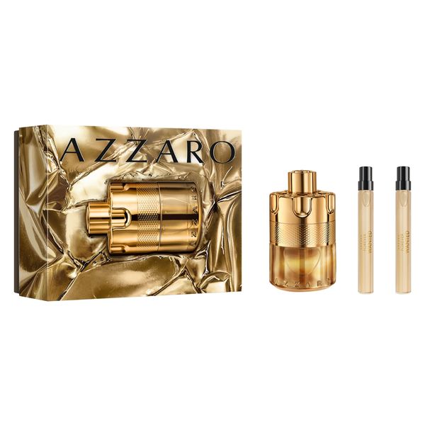Azzaro Forever Wanted Elixir, Long Lasting Fragrance, 3-Piece Gift Set