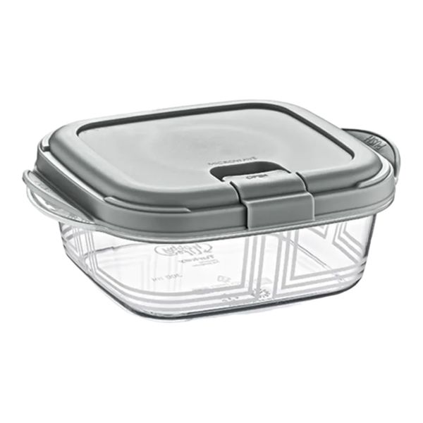 Container 900ml 14.9 x 18.5 x 6.7cm Push Up Microwave BPA Free