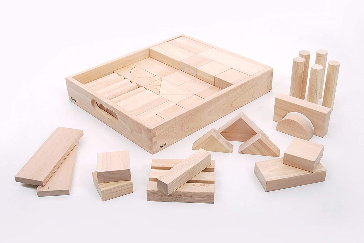 Viga Large Wooden Blocks Set 48 Piece Shop Today. Get it Tomorrow!