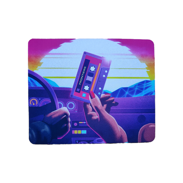 Retro Automotive Design Mouse Pad