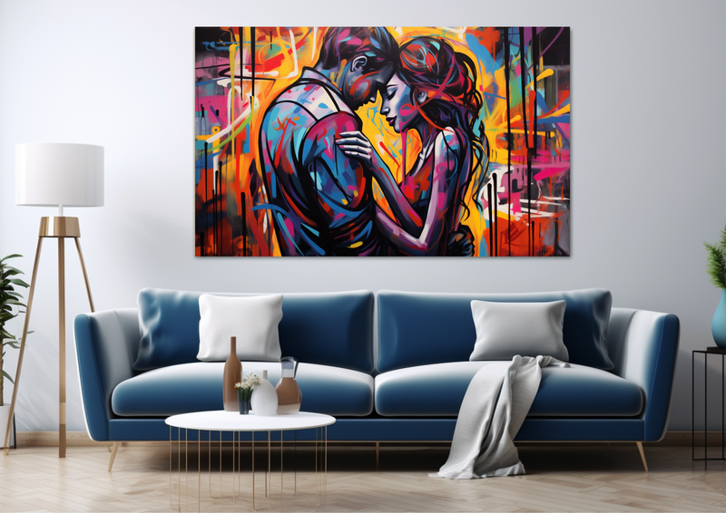 Canvas Wall Art - Urban Connection Abstract - JT0327