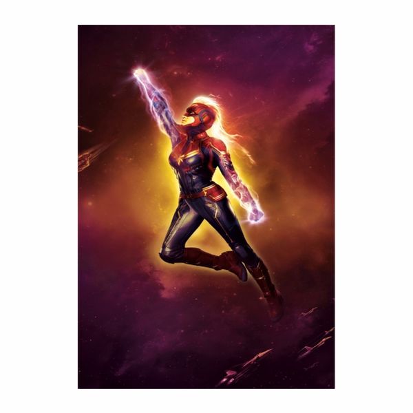 Captain Marvel Battle Armour Poster - A1