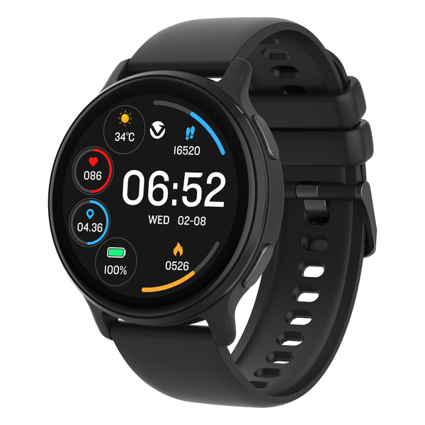 Volkano Stellar Series GPS Smartwatch with Bluetooth Calling - Black