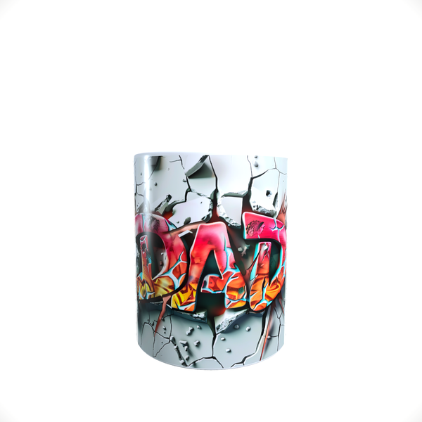 3D Graffiti Dad Fathers Day Coffee Mug A15