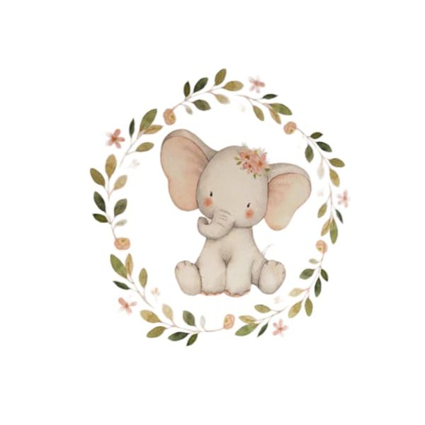 Ikids Animal Wall Decal | Garland Elephant