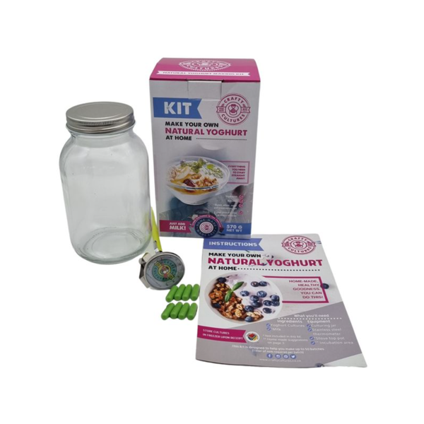 Crafty Culture's Natural Yoghurt Kit