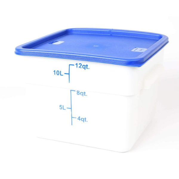 Catercare Storage Container 12 QT- White - Excl. Lid