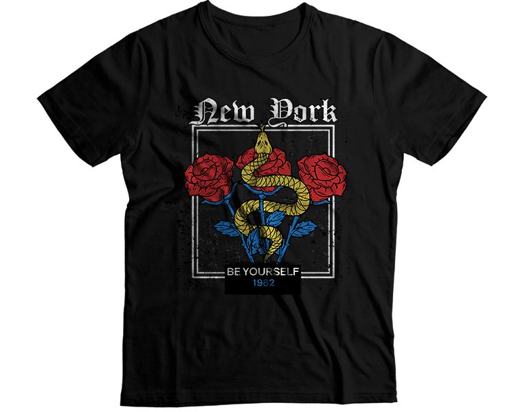 New York Be YourSelf Graphic T-Shirt