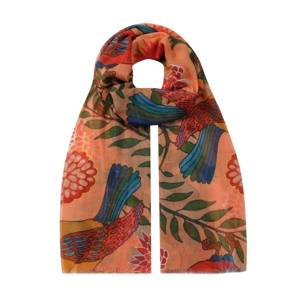 SoGood-Candy - Scarf - Light Japanese Birds