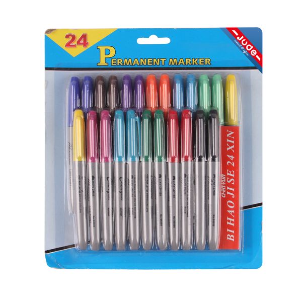 Alcohol-Based Waterproof Color Marker for Student Anime Drawing-24 colors
