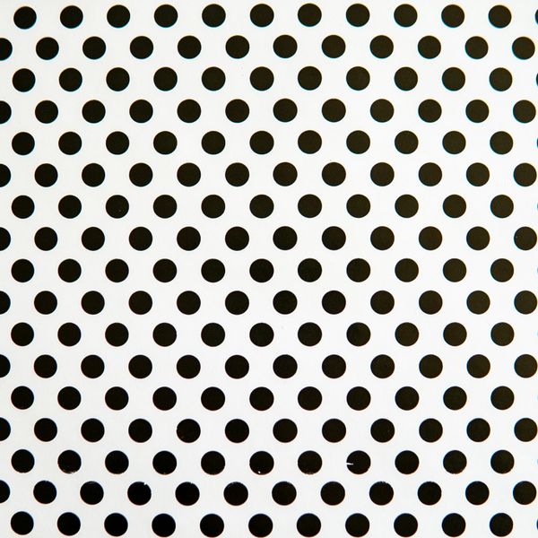 Black on White Polka Dots Wrapping paper - 10m roll