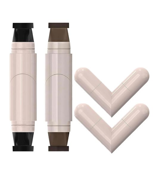 Rotating Waterproof Winged Eyeliner Stamp Pen, Gel Eyeliner Stamp Pen Set