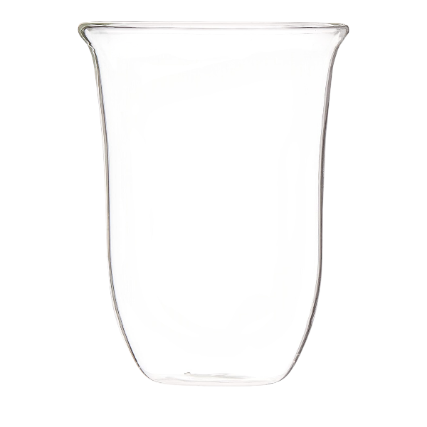 420ml Elegant Large Capacity Glass Tumbler - Transparent