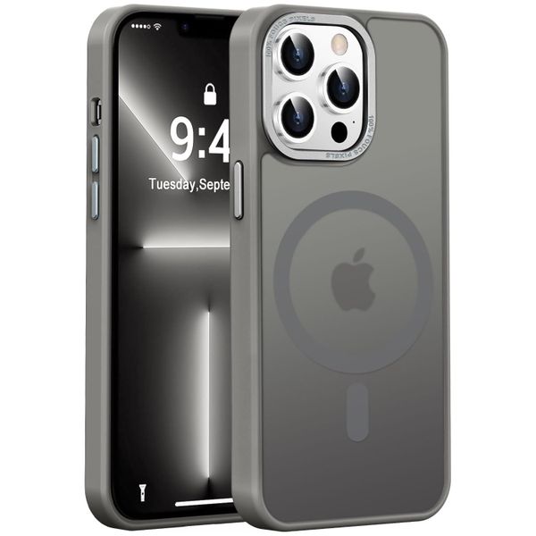 Compatible With IPhone 13 Pro Max Semi-Transparent Matte Phone Case