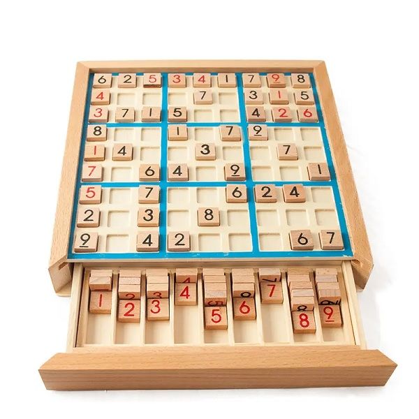 Montessori Educational Logic Sudoku Toy for Kids and Adults