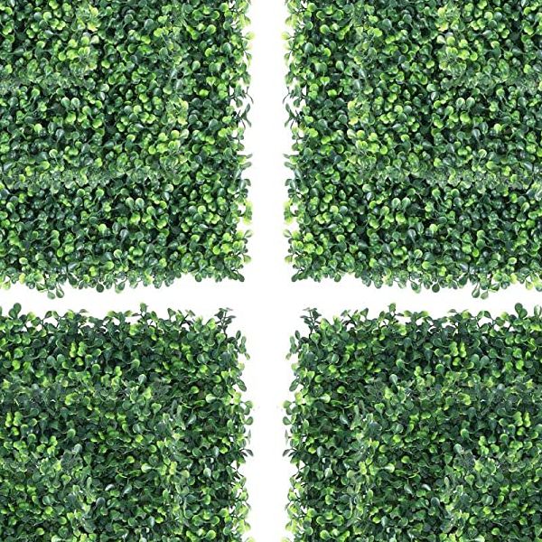 Classic Premium Artificial Instant Hedge Wall Foliage Planter Panels x