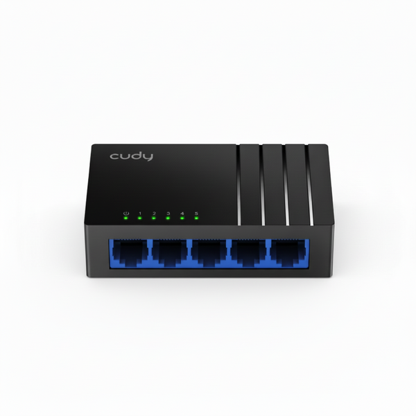 Cudy 5-Port Gigabit Desktop Ethernet Switch - Unmanaged Plug-and-Play
