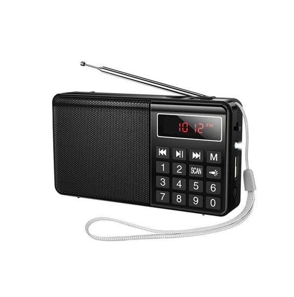 Wireless Bluetooth AM/FM Radio with USB and Micro SD Card Playback HI50