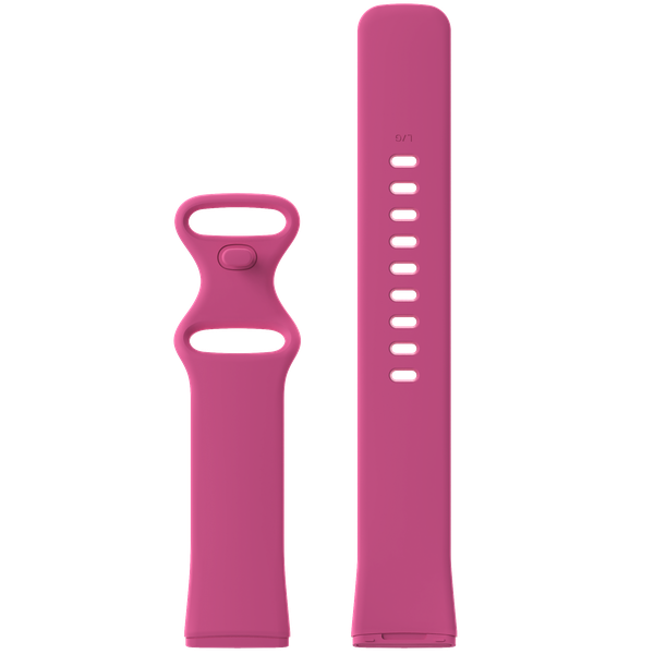 Silicone Strap for Fitbit Versa 3 / 4 &amp; Sense 1/2-Dark Pink