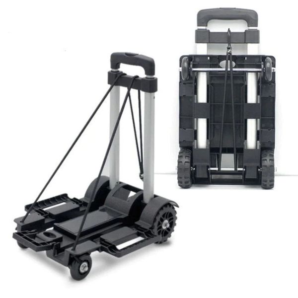 Portable Folding Luggage Or Shopping Trolley 4 Wheel