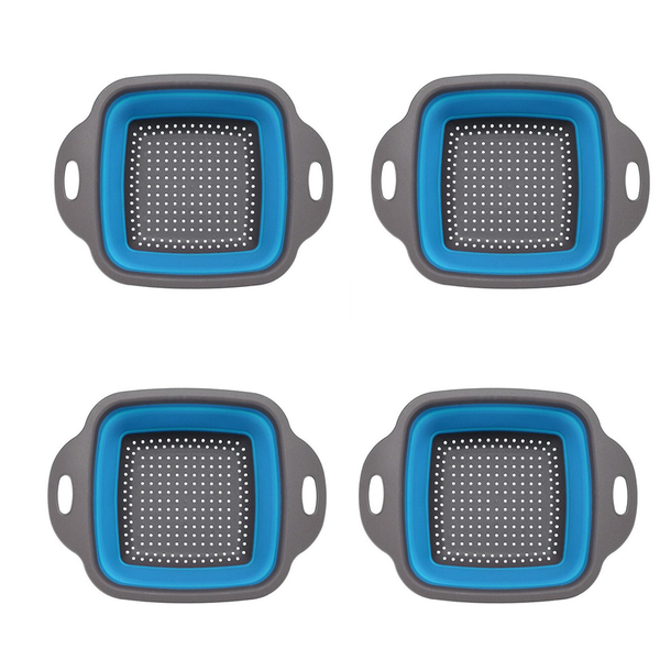 4 Piece Collapsible Colander and Strainer-KT32119