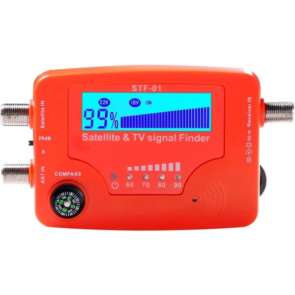 Digital Satellite Finder, Weytoll 2 in 1 Satellite and TV Signal Finder