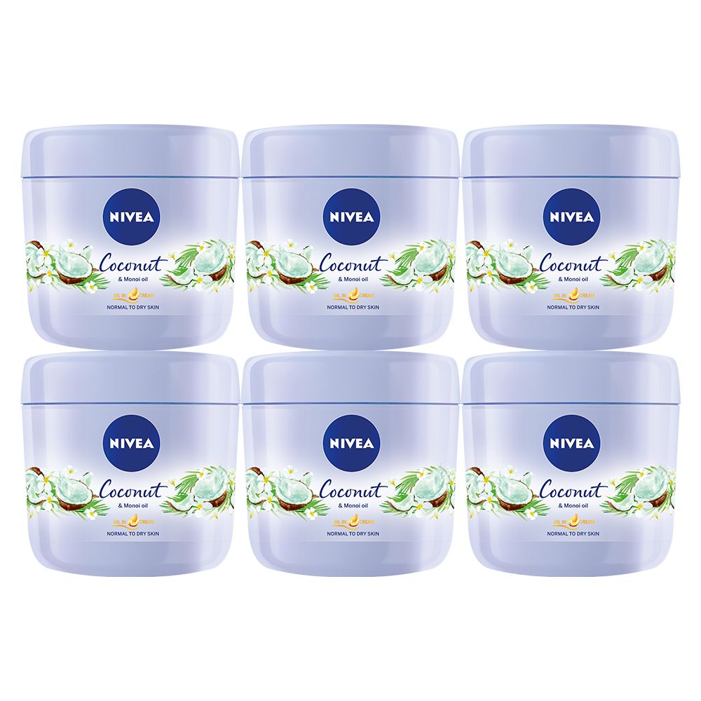 NIVEA Coconut & Monoi Oil in Body Cream, 6x400ml Shop Today. Get it