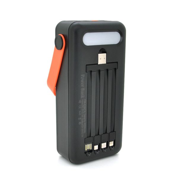 HOCO DB33 12-IN-1 30000mAh Portable Solar Power Bank