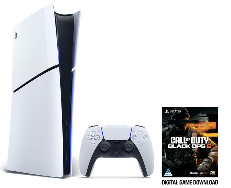 PlayStation 5 Digital Edition with Call of Duty Black Ops 6 digital voucher