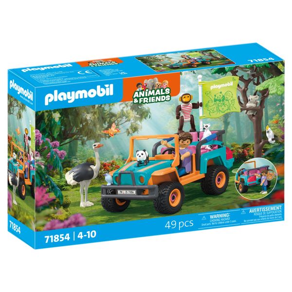 Playmobil Animals &amp; Friends - Off-Road Vehicle Playset - 49 Pieces