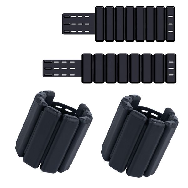 Wrist &amp; Ankle Weights Bracelet Ajustable Silicone Bangles for Yoga Gym 4 Piece
