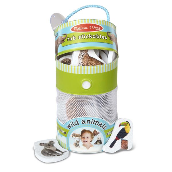 Melissa &amp; Doug Tub Stickables - Wild Animals