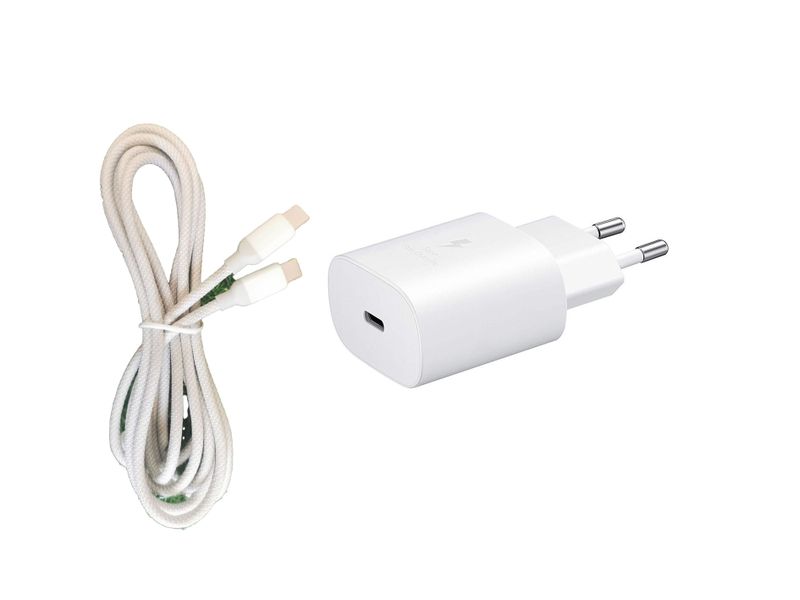 100w type-c to type-c 2 meter cable + 25w type-c adapter Combo