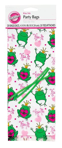 Wilton 20 Pieces Cute Fun Kiss Me Party Bags Celebration Kids Children
