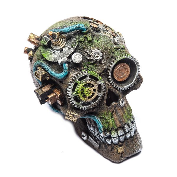 Steampunk Skull Fish Tank/Aquarium Resin Ornament