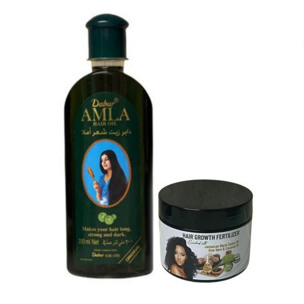 Amla Hair Oil For Maxi Hair Growth 200ml with Hair Growth Fertilizer