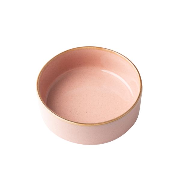 OMADA Flat Stackable Pink Cereal Bowl