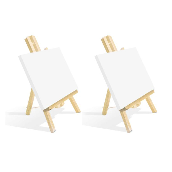 Canvas and Easel Set - Set of 2 A5 size