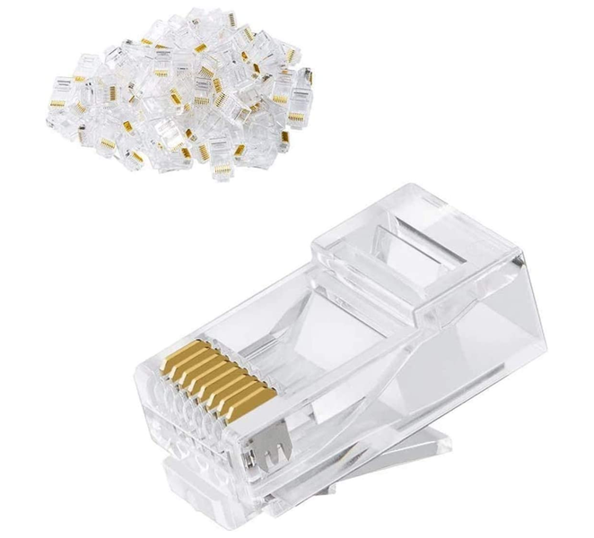 SiRCONY RJ45 Connectors - 50pcs CAT5e/ CAT6e