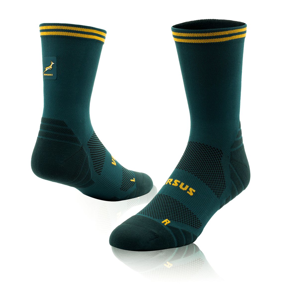 Versus Springboks Active Crew Tab Socks