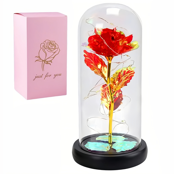 Rose Flower Artificial Flower Rose Lamp Eternal Rose Forever Rose Gift