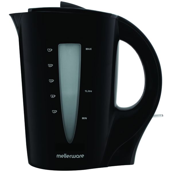 Mellerware Kettle Corded Plastic Black 1.7L 2200W "Sabie