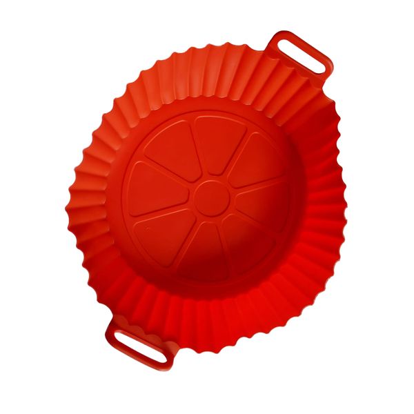 Silicone Airfryer Pot Red