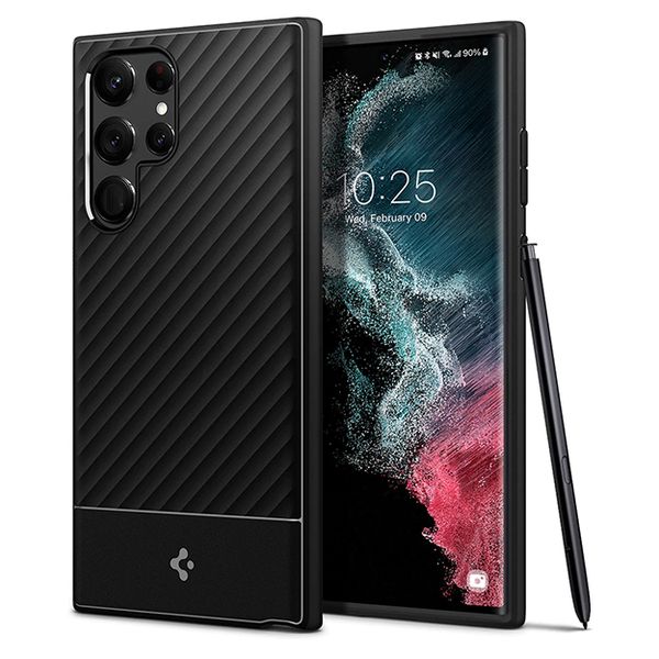 Spigen Core Armor Case For Galaxy S22 ULTRA - Matte Black